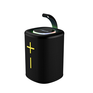 MIKADO MD-26BT, 6W, Taşınabilir, USB/AUX/BT/TF, RGB Işıklı, 1200mAh, IPX66 Su Geçirmez, Bluetooth Speaker (Siyah)