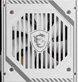 MSI MAG A650BNL WHITE 650W 80+ BRONZE POWER SUPPLY