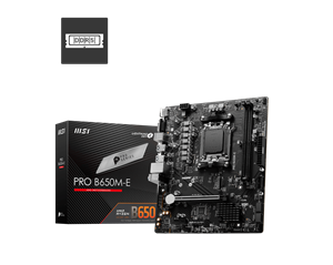 MSI PRO B650M-E B650 DDR5 (Vga Yok) GLan mATX HDMI M2 AM5 AMD Anakart