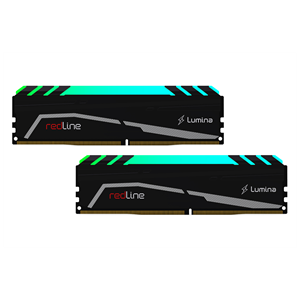 MUSHKIN redLine Lumina, MLA4C320GJJM8GX2, 2x8Gb Kit, 3200Mhz, DDR4, CL16, RGB, Desktop Gaming RAM (Soğutuculu)