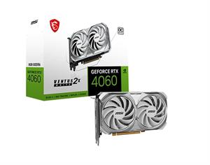 Msi GeForce RTX4060 Ventus 2X White 8G OC 8GB GDDR6 128Bit Ekran Kartı (3xDP 1xHDMI)