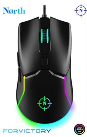North Air Black RGB Kablolu Profesyonel Oyuncu Mouse