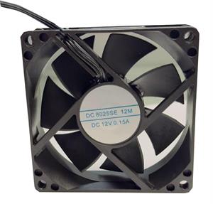 OEM 8025SE 8x8 cm Siyah Kasa Fanı