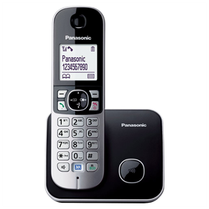 PANASONIC KX-TG6811 TELSİZ TELEFON (Gri) 18 Saat Konuşma, 170 Saat Bekleme, 120 Kişilik Rehber