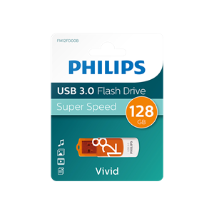 PHILIPS FM12FD00B, 128GB, USB 3.0, Vivid, Turuncu, Flash Disk