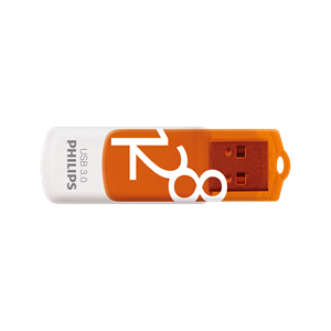 PHILIPS FM12FD00B/00 128GB USB3.0 Turuncu/Beyaz USB Bellek