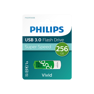 PHILIPS FM25FD00B, 256GB, USB 3.0, Vivid, Yeşil, Flash Disk