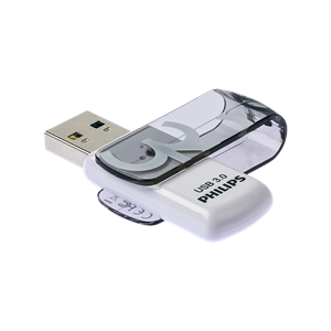 PHILIPS FM32FD00B/00 32GB USB3.0 Gri/Beyaz USB Bellek
