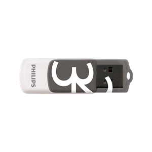 PHILIPS FM32FD05B/00 32GB USB2.0 Gri/Beyaz USB Bellek