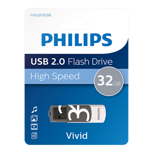 PHILIPS FM32FD05B/00 32GB USB2.0 Gri/Beyaz USB Bellek
