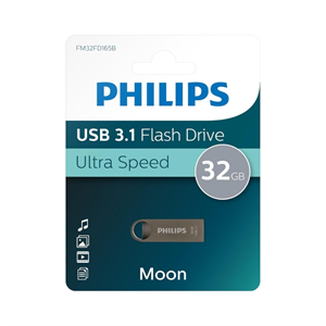 PHILIPS FM32FD165B, 32GB, USB 3.1, Moon, Uzay Grisi, Flash Disk