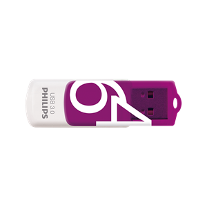 PHILIPS FM64FD00B/00 64GB USB3.0 Mor/Beyaz USB Bellek