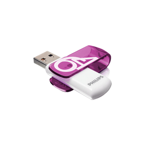 PHILIPS FM64FD05B, 64GB, USB 2.0, Vivid, Mor, Flash Disk