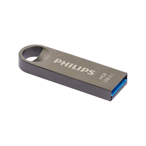 PHILIPS FM64FD165B, 64GB, USB 3.1, Moon, Uzay Grisi, Flash Disk