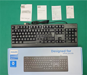 PHILIPS SPK6247B Q USB Siyah Klavye