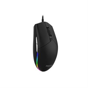 PHILIPS SPK9304 USB 6400dpi siyah RGB Optik Oyuncu Mouse