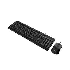 PHILIPS SPT6234B, Siyah, Türkçe Q, USB Kablolu, Klavye Mouse Set