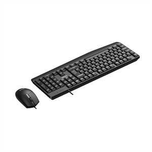PHILIPS SPT6237B, Siyah, Türkçe Q, USB Kablolu, Klavye Mouse Set