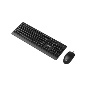 PHILIPS SPT6247B, Siyah, Türkçe Q, USB Kablolu, Multimedya Klavye Mouse Set