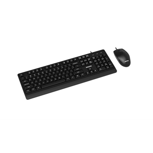 PHILIPS SPT6247B, Siyah, Türkçe Q, USB Kablolu, Multimedya Klavye Mouse Set