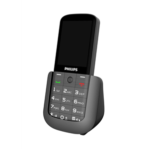 PHILIPS Xenium E227, 32Mb, Siyah, 32Mb Ram, 2,8inc Ekran, Arka Kamera, Çift Sim Desteği, FM Radyo, 1700mAh Pil, El Feneri, Türkiye KVK Garantili