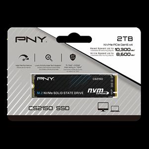 PNY CS2150 2TB  10200/8500 NVMe PCIe Gen5x4 M.2 SSD (M280CS2150-2TB-TB)