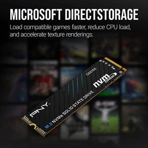 PNY CS2150 2TB  10200/8500 NVMe PCIe Gen5x4 M.2 SSD (M280CS2150-2TB-TB)