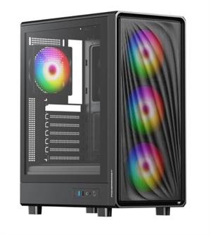 POWER BOOST PB-A5065B 600W 80+ Bronze Siyah Mesh Panel Full Tower E-ATX Kasa