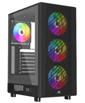 POWER BOOST PB-A700B 750W 80+ Bronze Siyah Mesh Panel Mid Tower ATX Kasa