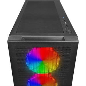 POWER BOOST VK-G4306S Powersız Siyah Mesh ARGB Ring Fanlı Full Tower E-ATX Kasa