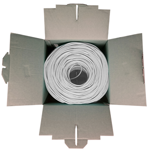 POWERGATE CAT6-BOX-GY, 23AWG 0,57mm, UTP, CAT6 Kablo, 305m, Gri