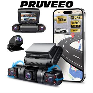 PRUVEEO D90-4CH FHD WI-FI GPS + 128GB SD KART KAME