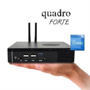 QUADRO FORTE 224165 i5-12450H 16GB 512GB SSD FDOS Siyah Mini Bilgisayar