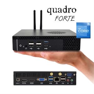 QUADRO FORTE 224165 i5-12450H 16GB 512GB SSD FDOS Siyah Mini Bilgisayar