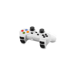 RAMPAGE SG-R602, Beyaz, PC/PS3, 1.8mt Kablolu, Çift Titreşimli, GAMEPAD