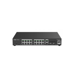RUIJIE-REYEE RG-ES220GS-P 20 Port Gbit 16 Port PoE+ 250W 2xGbit+2xSFP Uplink Cloud Managed Switch