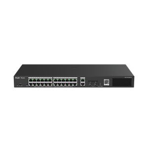 RUIJIE-REYEE RG-ES228GS-P 28 Port Gbit 24 Port PoE+ 370W 2xGbit+2xSFP Uplink Cloud Managed Switch