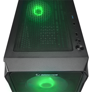 Rampage COMPACT, 750W 80+ Bronz, Mesh Panel, RGB, ATX GAMING KASA
