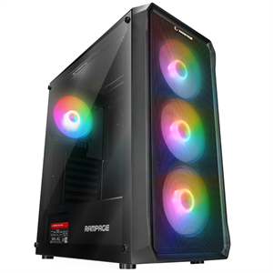 Rampage COMPACT, 750W 80+ Bronz, Mesh Panel, RGB, ATX GAMING KASA