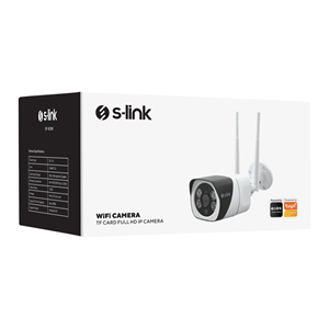 S-LINK DF-803W, Akıllı Güvenlik Kamerası, WiFi, 2Mpix, 3.6mm Lens, 10m. Gece Görüşü, Micro SD Kartlı, TUYA Yazılım