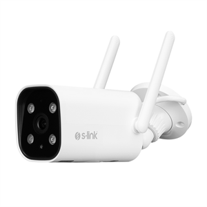 S-LINK SL-BLT01, Akıllı Güvenlik Kamerası, WiFi, 2Mpix, 3.6mm Lens, 10m. Gece Görüşü, Micro SD Kartlı, TUYA Yazılım