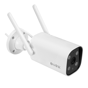 S-LINK SL-BLT01, Akıllı Güvenlik Kamerası, WiFi, 2Mpix, 3.6mm Lens, 10m. Gece Görüşü, Micro SD Kartlı, TUYA Yazılım
