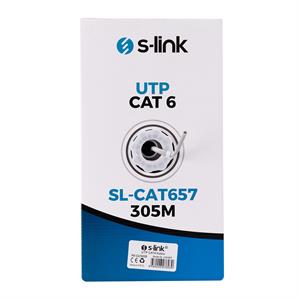 S-LINK SL-CAT657 CAT6 UTP 305 Metre 23awg Network Kablosu