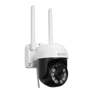 S-LINK SL-PTZ01, Akıllı Güvenlik Kamerası, WiFi, 3Mpix, 3,6mm Lens, 25m. Gece Görüşü, Hareket algılama, İki Yönlü Ses, Micro SD Kartlı, TUYA Yazılım