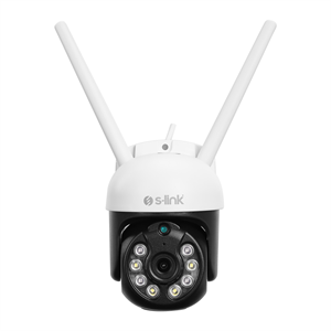 S-LINK SL-PTZ01, Akıllı Güvenlik Kamerası, WiFi, 3Mpix, 3,6mm Lens, 25m. Gece Görüşü, Hareket algılama, İki Yönlü Ses, Micro SD Kartlı, TUYA Yazılım