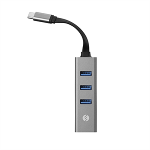 S-LINK SW-U3325, GigaBit, Type-C to RJ45, 3xUSB 3.0, Metal, Ethernet Kartı