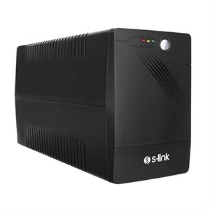 S-link MIGHT U200 2000VA UPS 12V9Ah-2 1200W Siyah Line-Interactive Kesintisiz UPS Güç Kaynağı