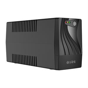S-link MIGHT U60 600VA UPS 12V7Ah-1 360W Siyah Line-Interactive Kesintisiz UPS Güç Kaynağı