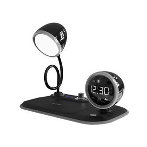 S-link SL-CW21 Siyah Telefon Uyumlu Fast Şarj 15W Ayarlanabilir Led Işıklı  Masa Lambası