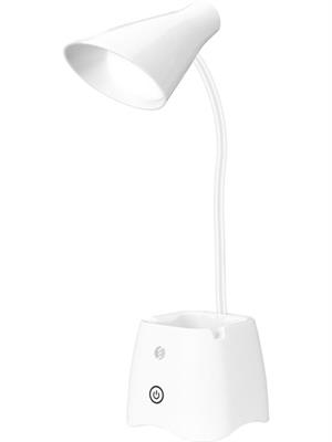 S-link SL-M9000 Usb Destekli Beyaz Masa Klipsli 6 SMD Ledli Okuma Lambası